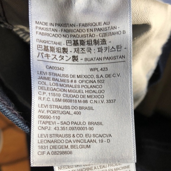 Levi’s 311 Shaping Skinny Ankle Women's Dark Blue Denim Size 27 Jeans - Picture 14 of 15